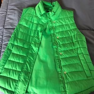 Kelly Green Gap Puffer Vest